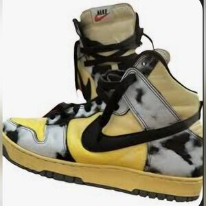 Nike Dunk High 1985 SP Acid Wash Lemondrop Black Sneakers